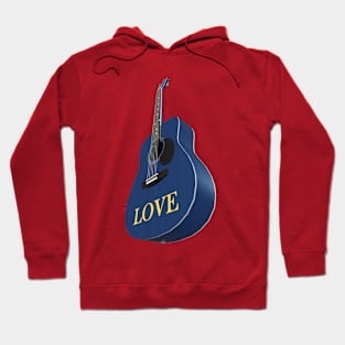 Blue Guitar – Music be the food of love Hoodie